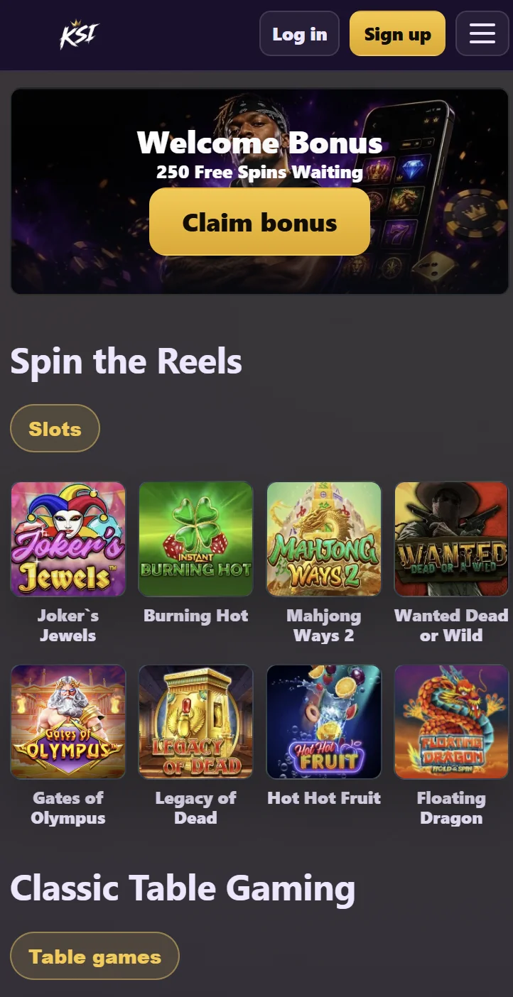 KSI Casino App
